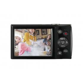 Canon IXUS 185 Digital Compact Camera ( Black / Red )